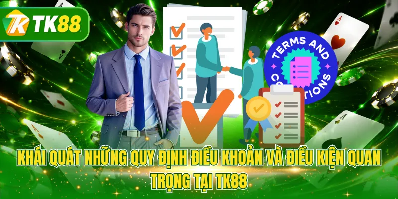 Khái quát những quy định điều khoản và điều kiện quan trọng tại TK88